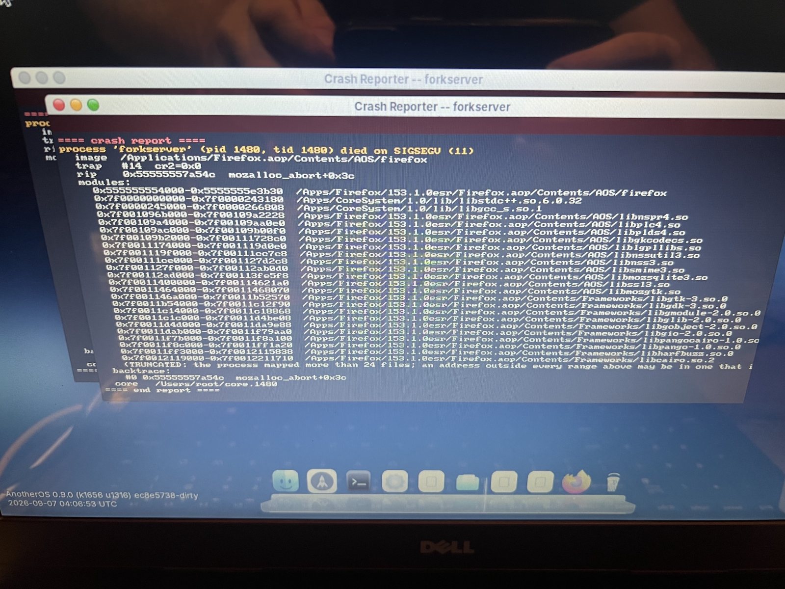 prj anotheros firefox crash b1656