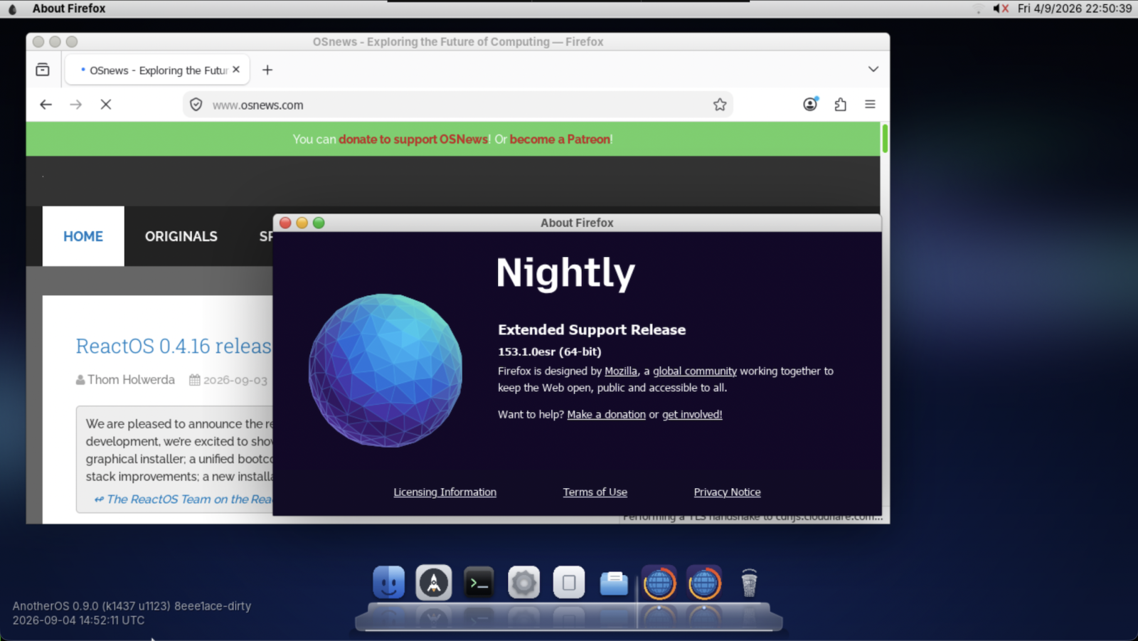 prj anotheros firefox ported