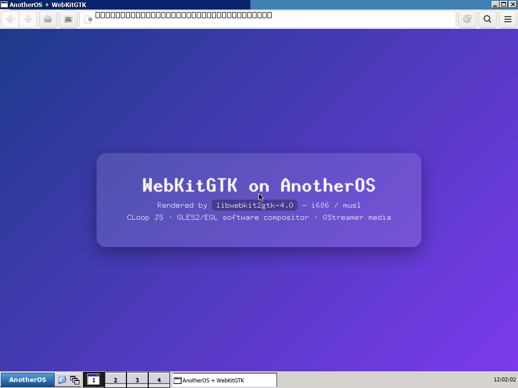 prj anotheros x webkitgtk